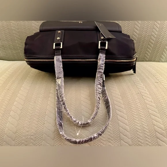 Travanti Work Tote Bag Black w/Red Lining NWT - Picture 12 of 16